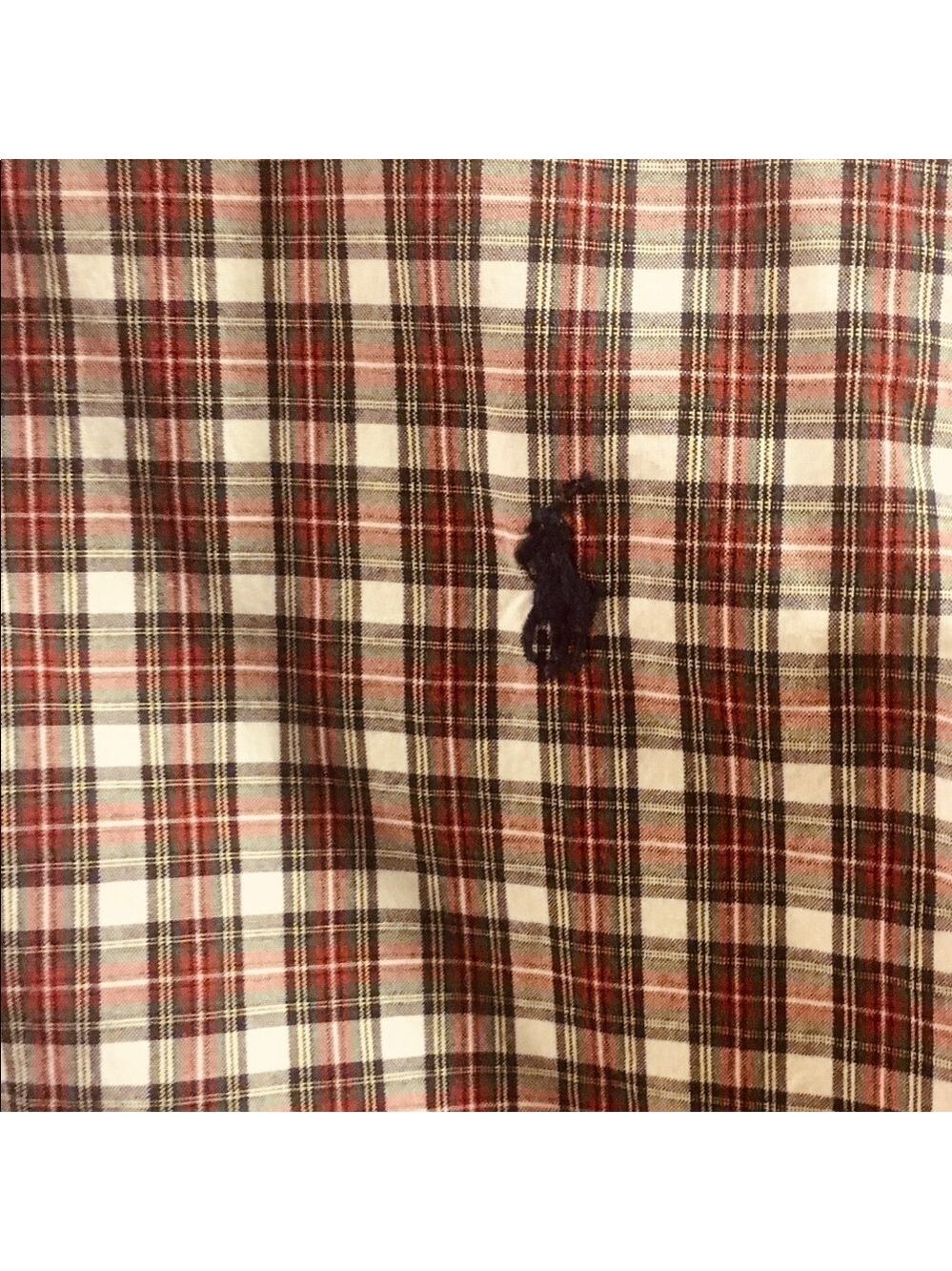 Ralph Lauren Men Red White Green Plaid Button Down - Picture 3 of 6